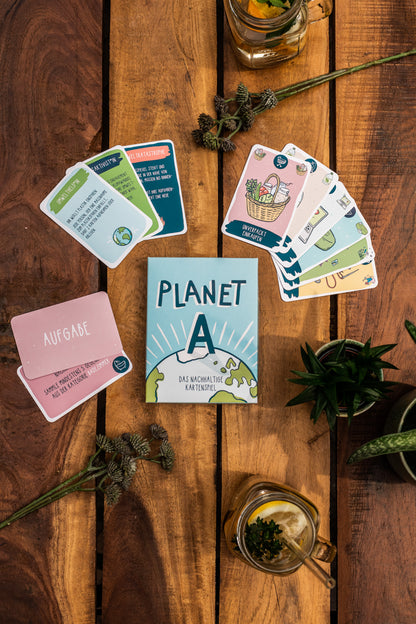 Karten und Verpackung Planet A