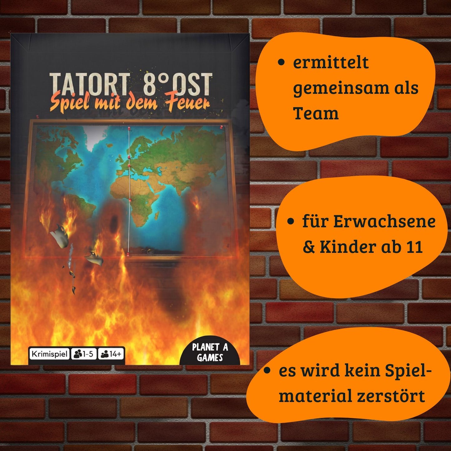 Tatort 8° Ost - Spiel mit dem Feuer